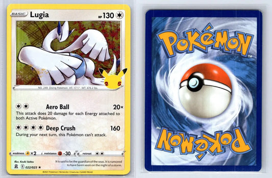 Lugia 022/025 25th Celebrations Pokemon NM - Mastercoins