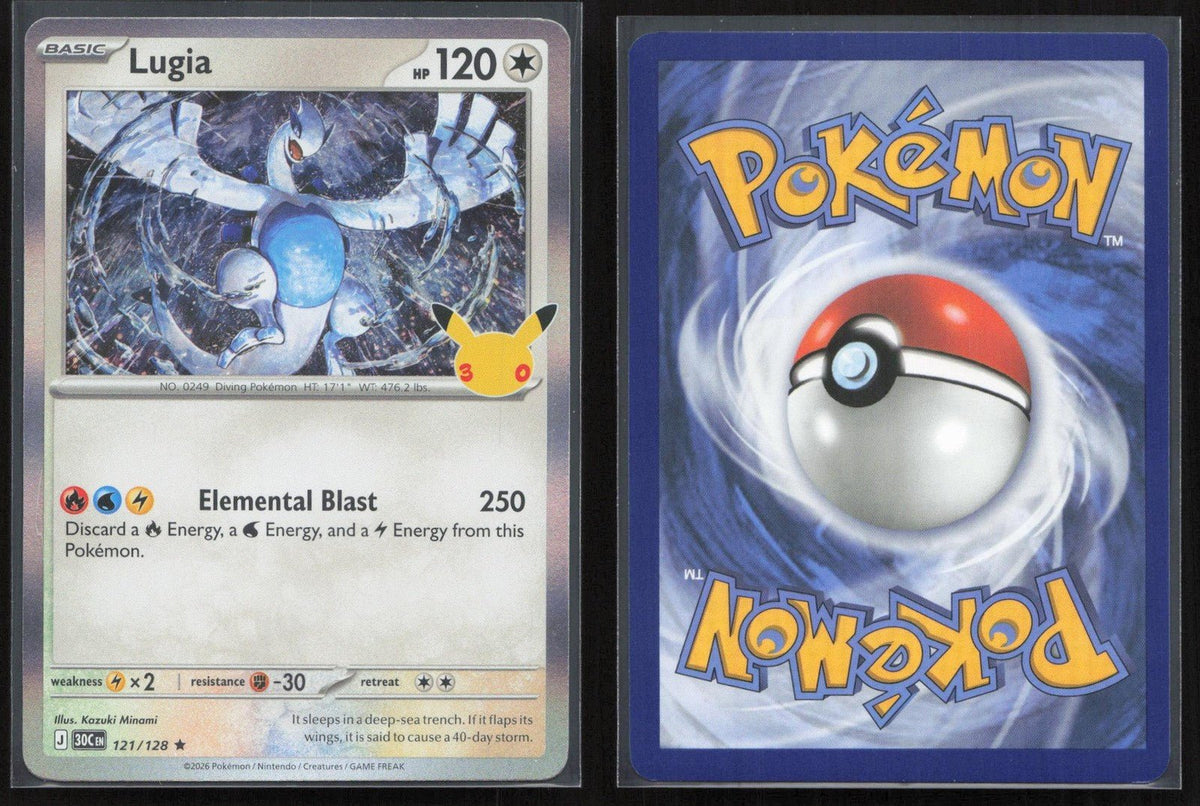 Lugia 121/128 ME: 30th Celebration Rare NM - Mastercoins