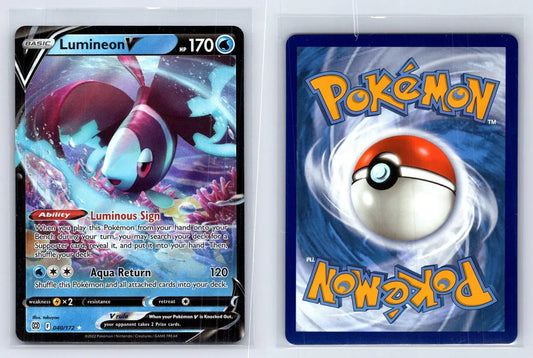 Lumineon V 040/172 Brilliant Stars Pokemon NM - Mastercoins