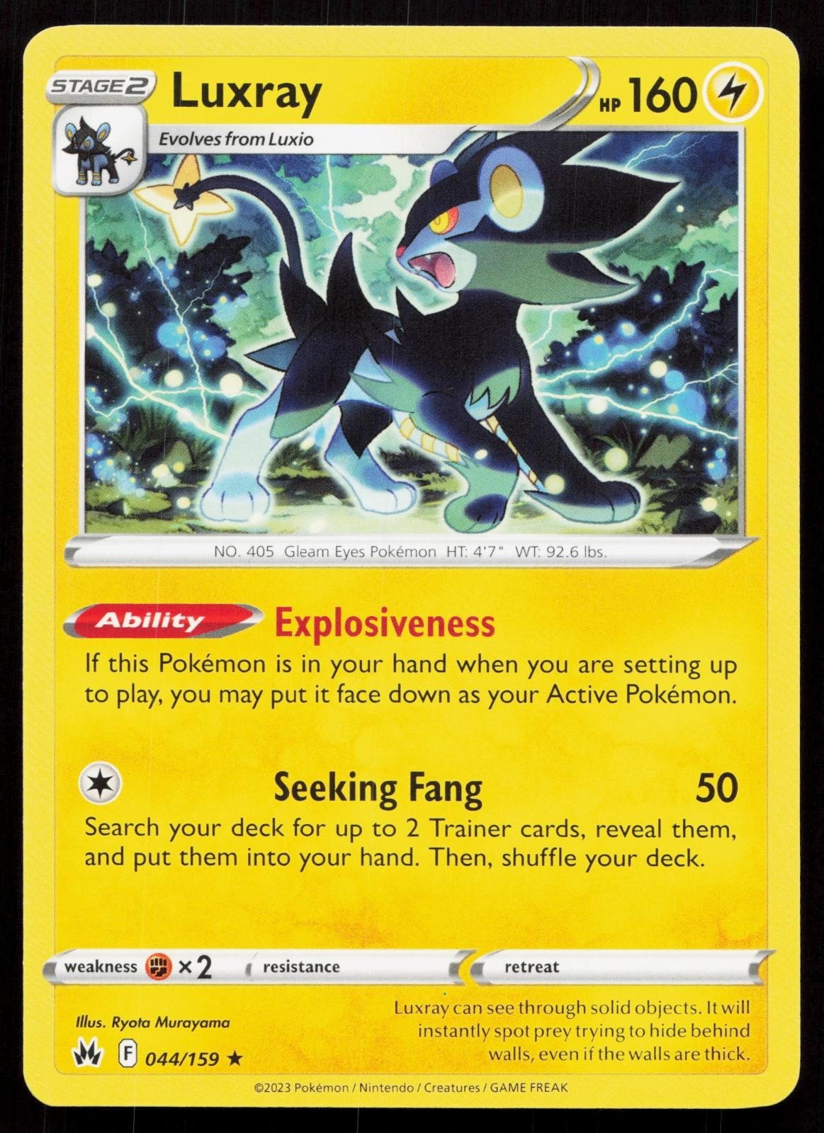 LUXRAY 044/159 CROWN ZENITH NM - Mastercoins