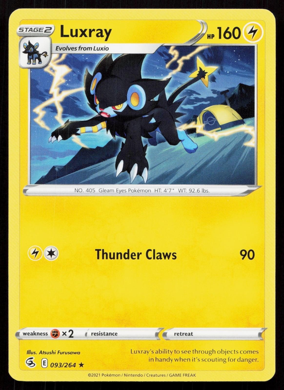 LUXRAY 093/264 FUSION STRIKE NM - Mastercoins