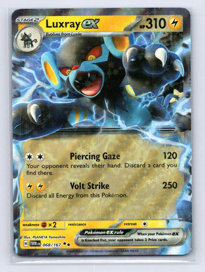 Luxray ex 068/167 Twilight Masquerade Pokemon NM - Mastercoins