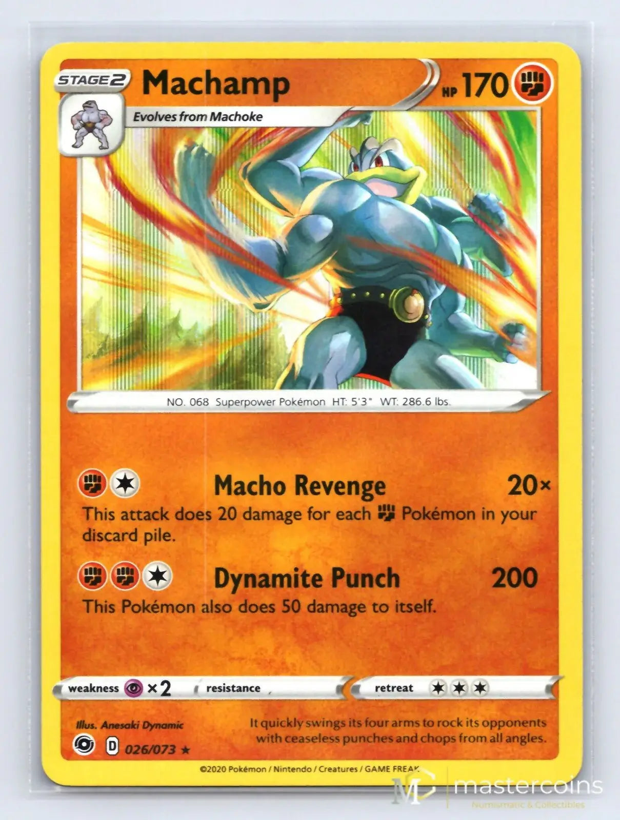 Machamp 026/073 Champion's Path Pokemon NM - Mastercoins