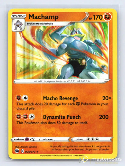 Machamp 026/073 Champion's Path Pokemon NM - Mastercoins
