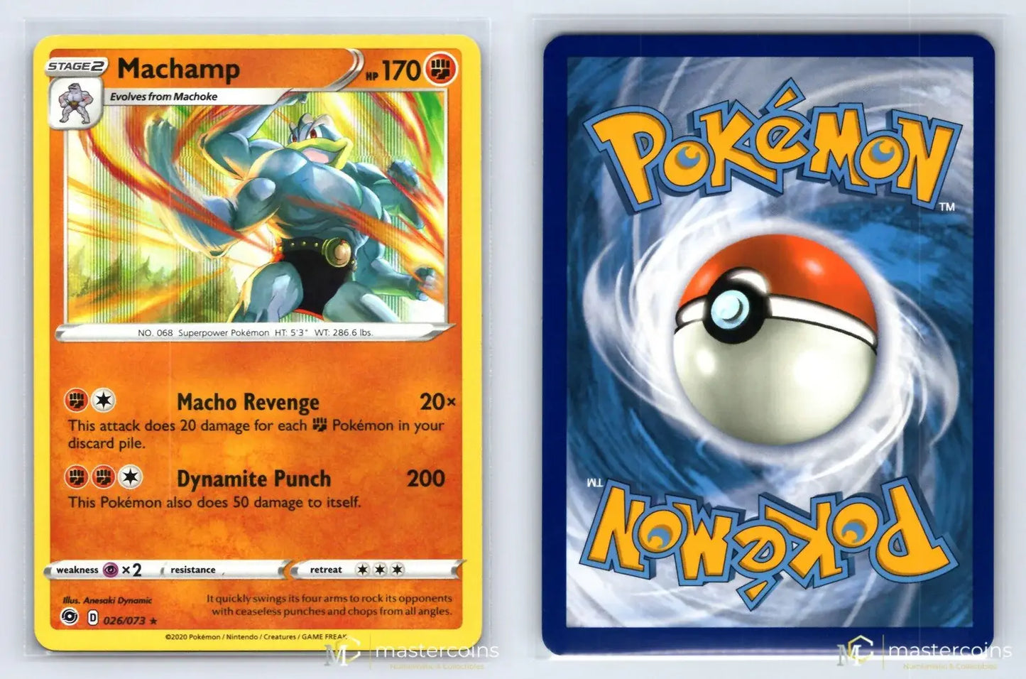 Machamp 026/073 Champion's Path Pokemon NM - Mastercoins