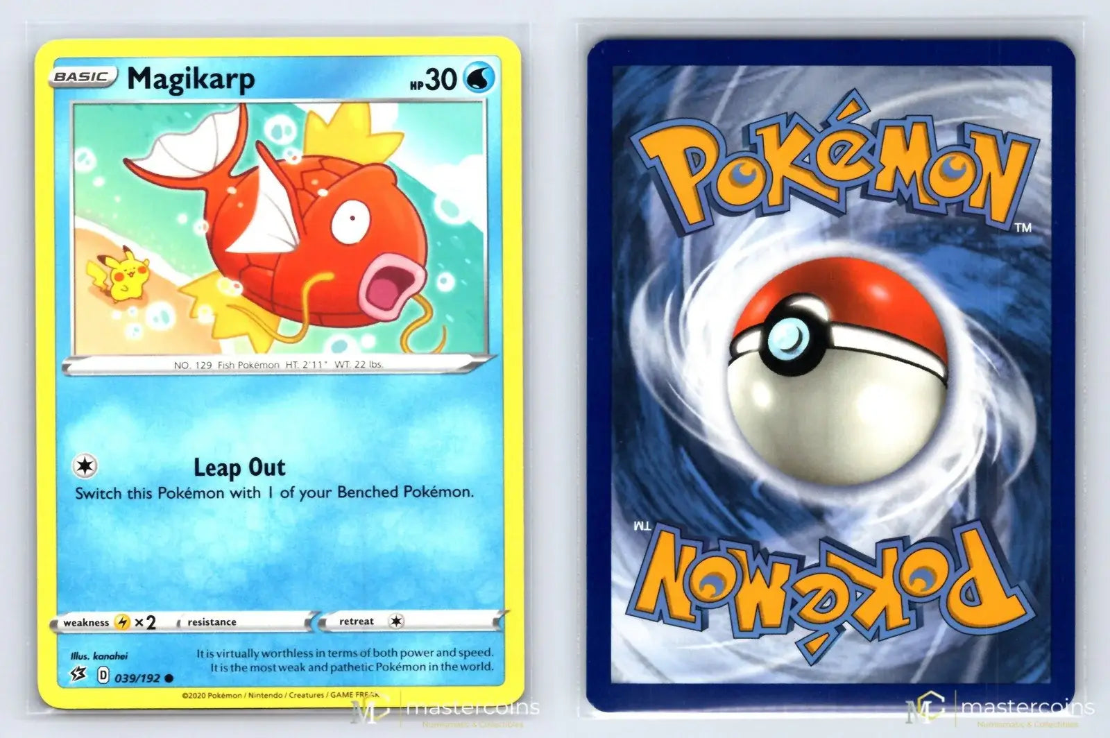Magikarp 039/192 Rebel Clash Pokemon LP - Mastercoins