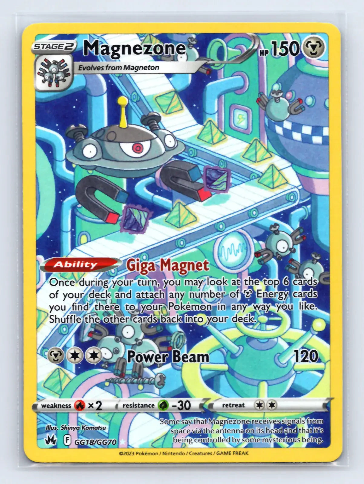 Magnezone GG18/GG70 Crown Zenith Galarian Gallery Pokemon Near Mint - Mastercoins
