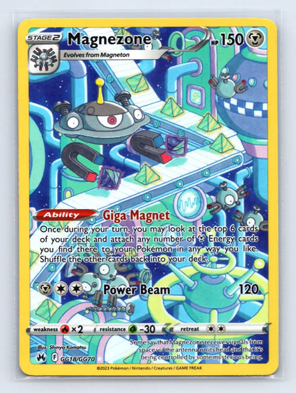Magnezone GG18/GG70 Crown Zenith Galarian Gallery Pokemon Near Mint - Mastercoins