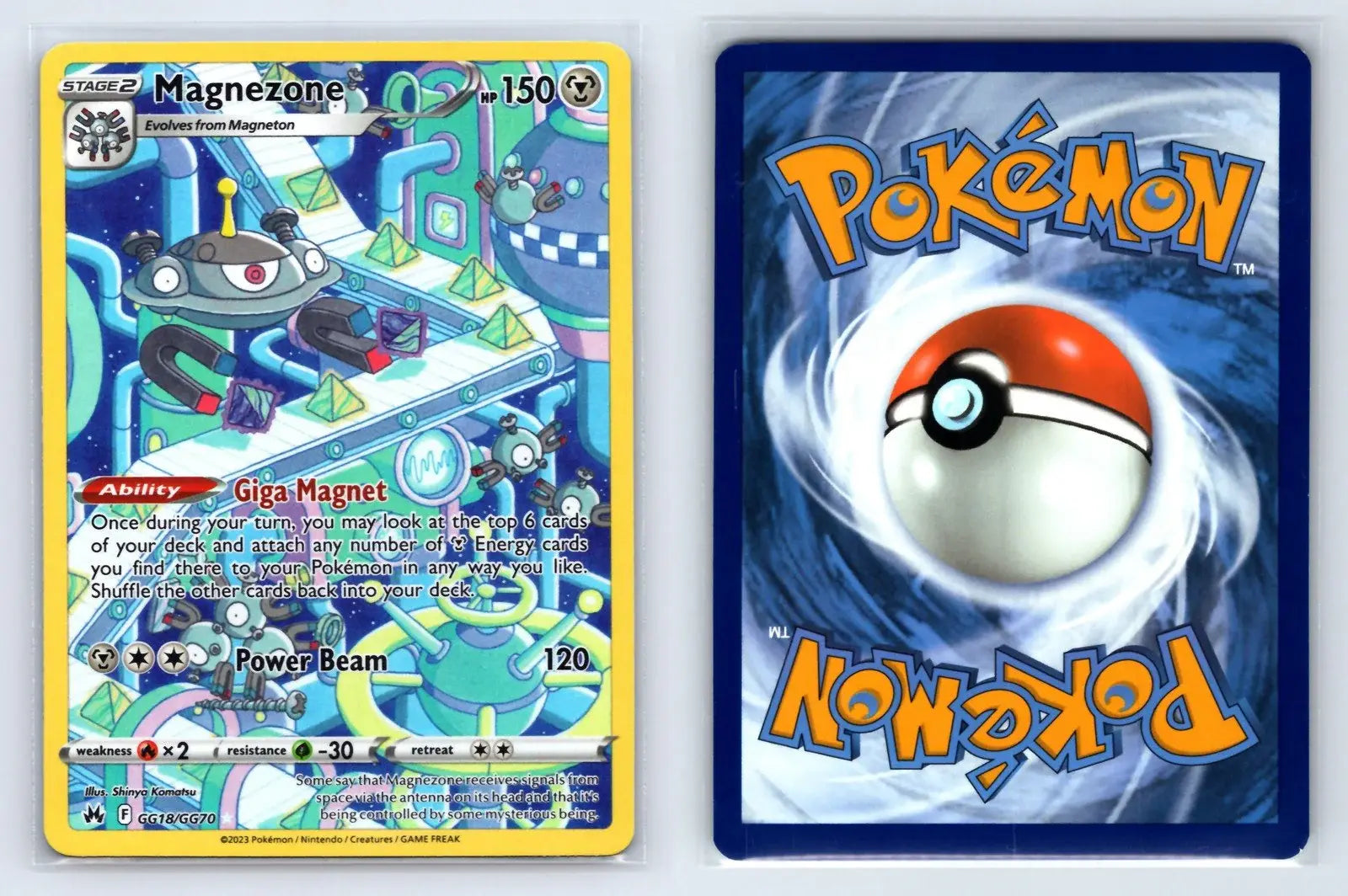 Magnezone GG18/GG70 Crown Zenith Galarian Gallery Pokemon Near Mint - Mastercoins