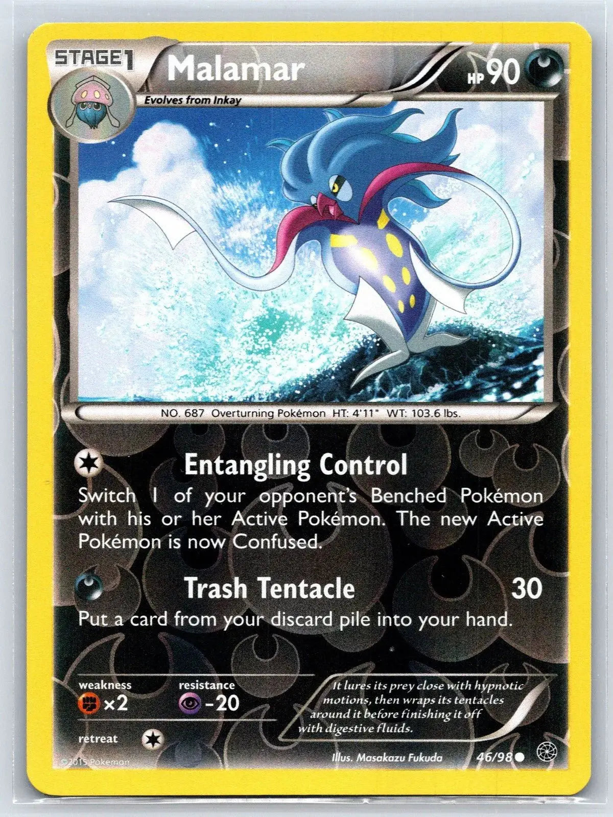 Malamar 46/98 Reverse Holo Ancient Origins Pokemon NM - Mastercoins