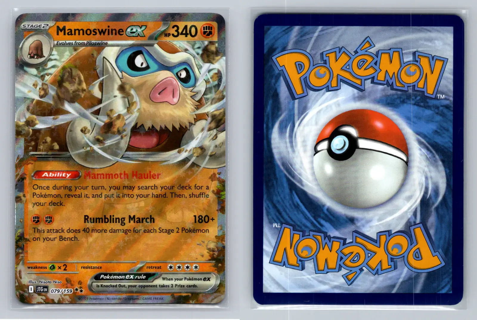 Mamoswine ex 079/159 Journey Together - Mastercoins