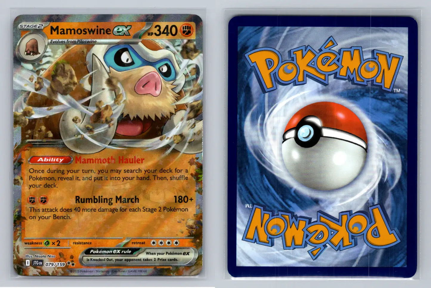 Mamoswine ex 079/159 Journey Together - Mastercoins
