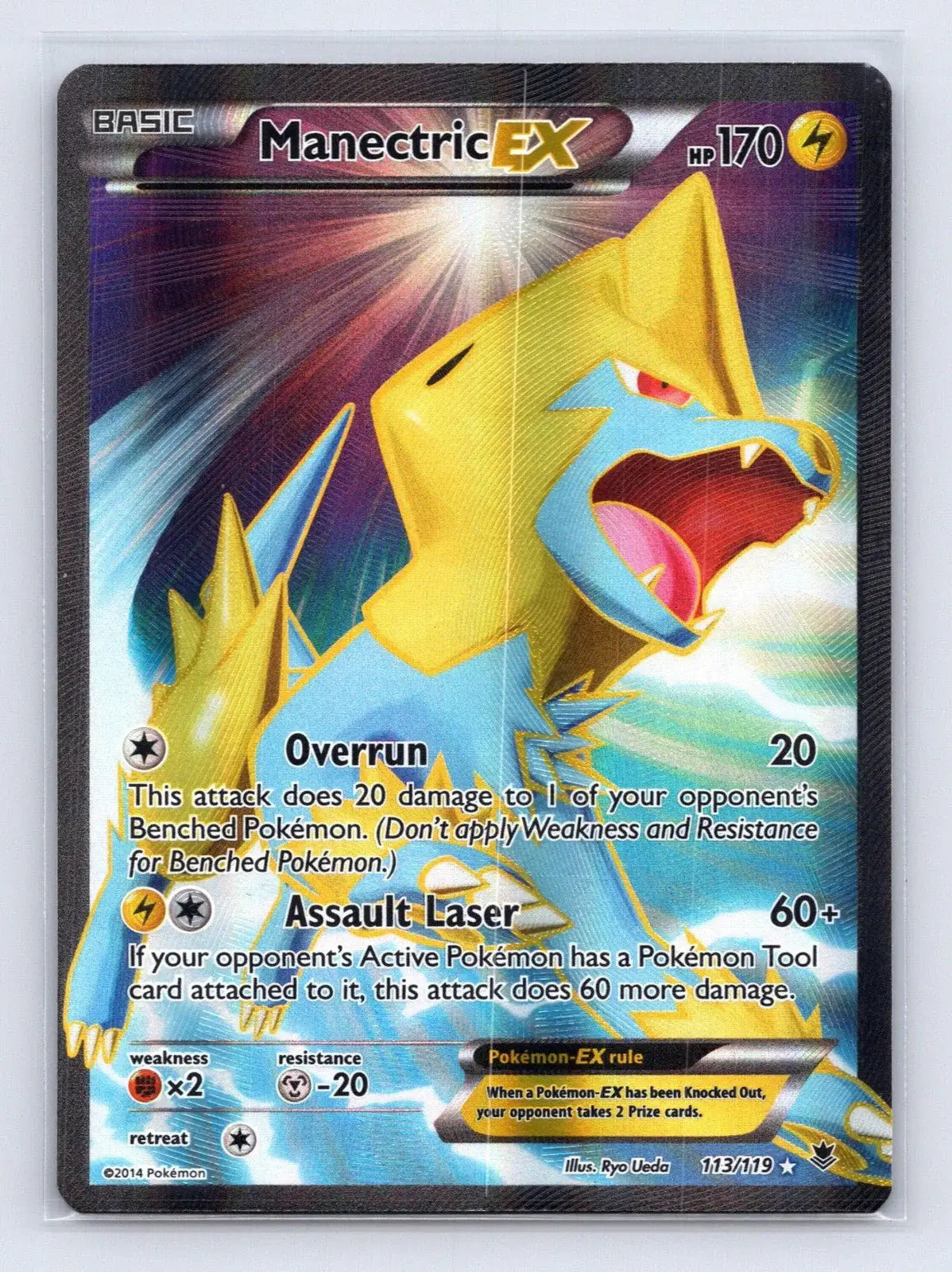 Manectric EX 113/119 Phantom Forces Pokemon NM - Mastercoins