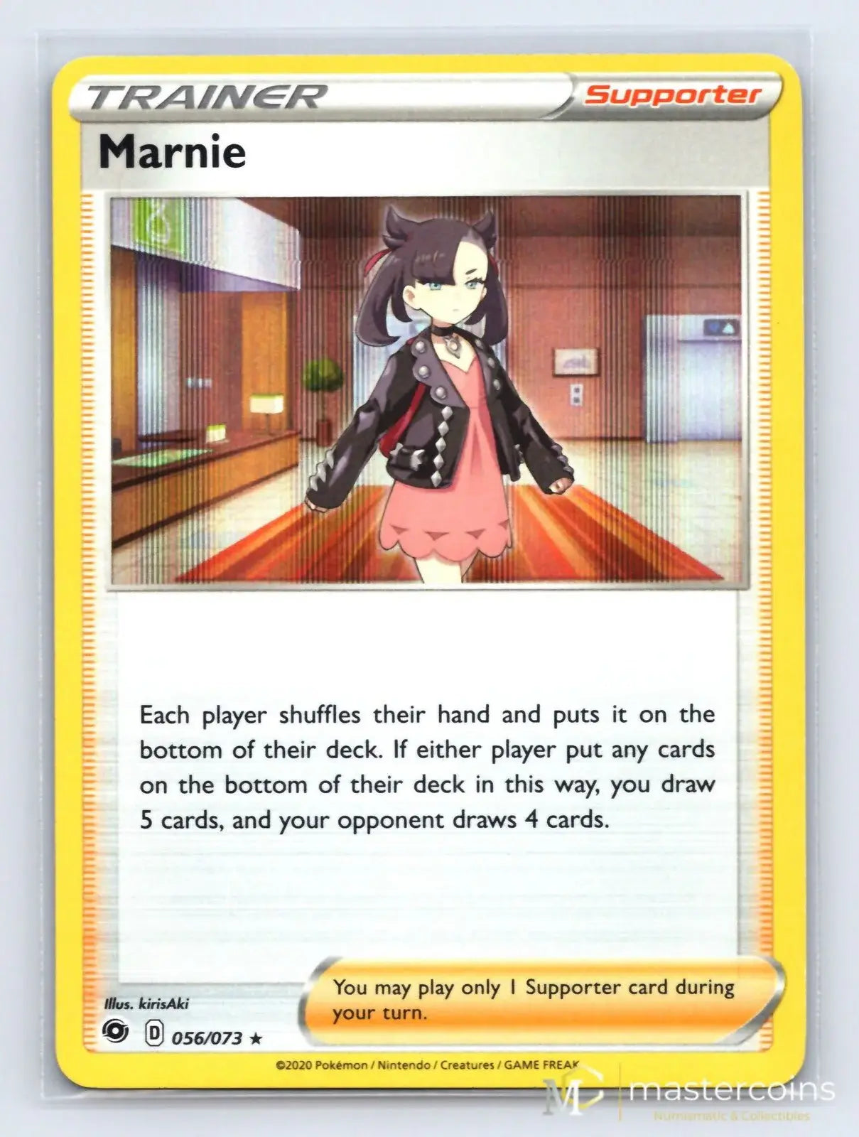 Marnie 056/073 Champion's Path Pokemon NM - Mastercoins