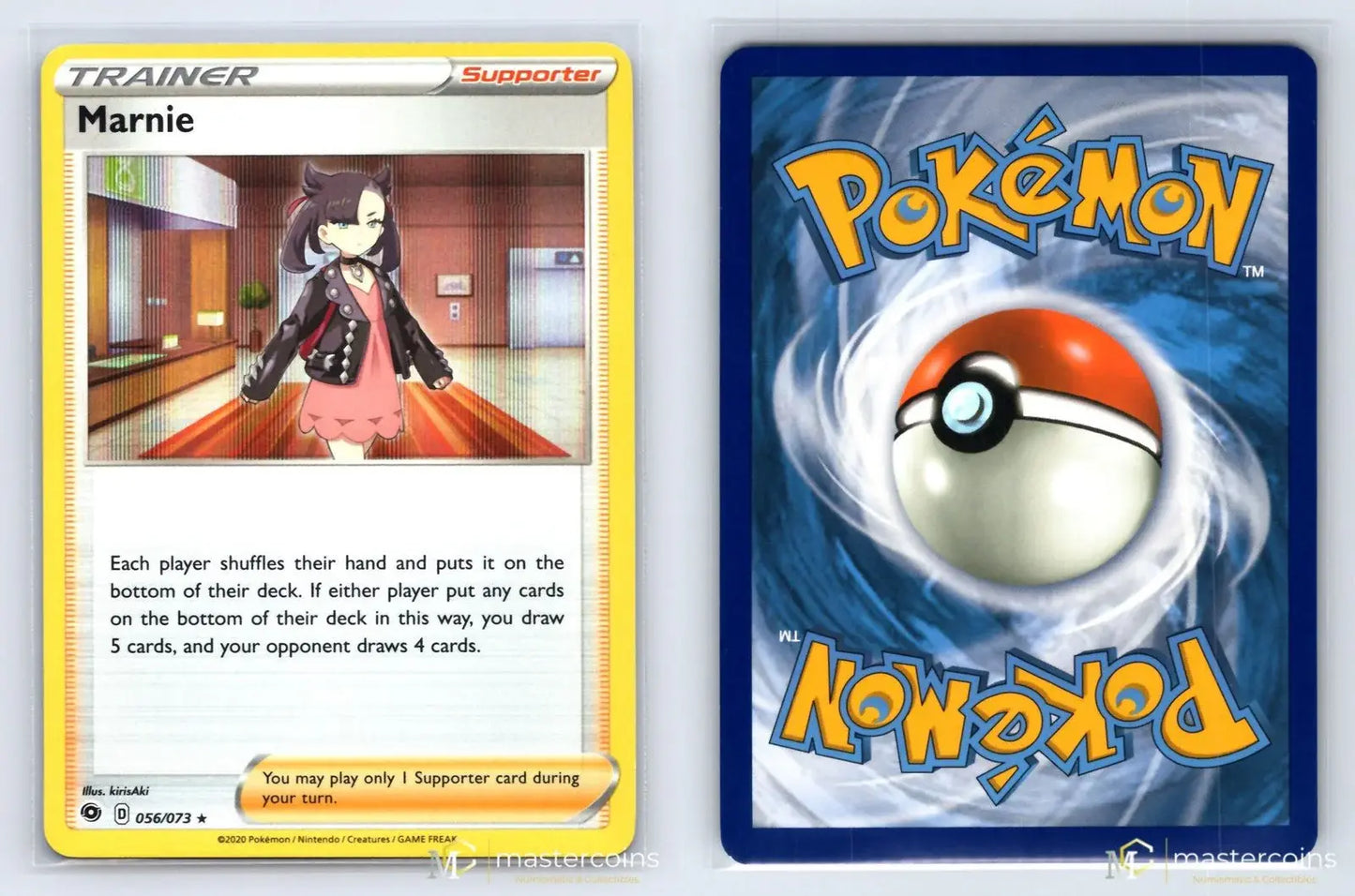 Marnie 056/073 Champion's Path Pokemon NM - Mastercoins