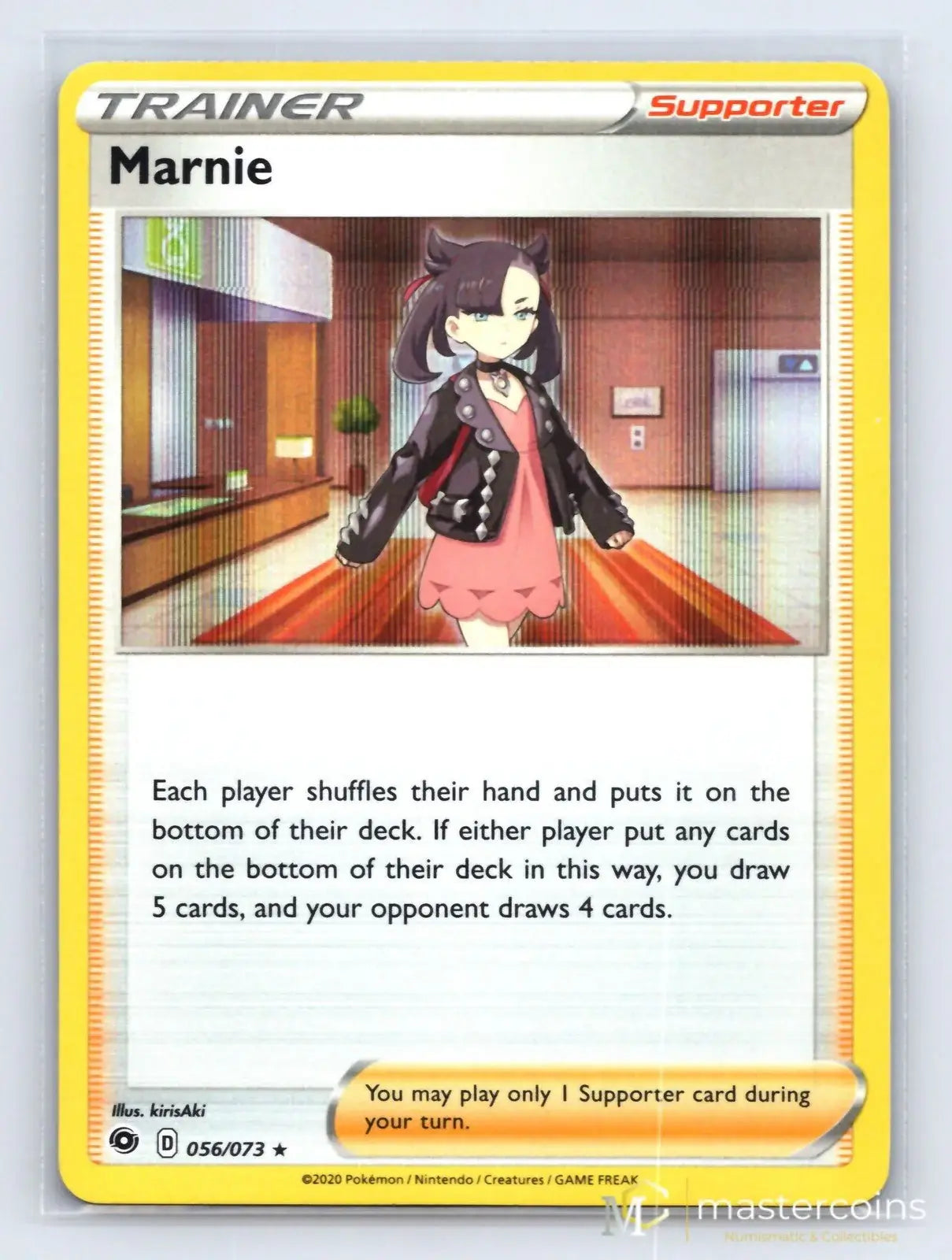 Marnie 056/073 Champion's Path Pokemon NM - Mastercoins
