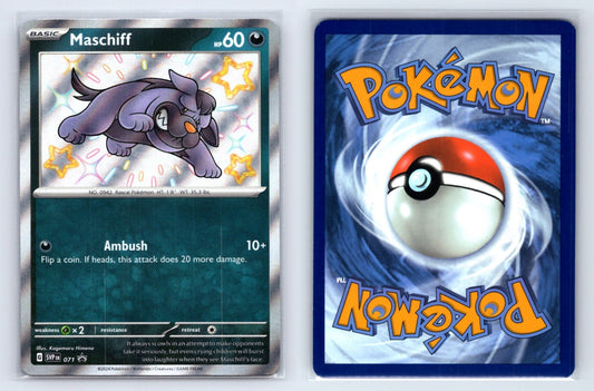 Maschiff 071 Promo Scarlet & Violet Pokemon Near Mint - Mastercoins