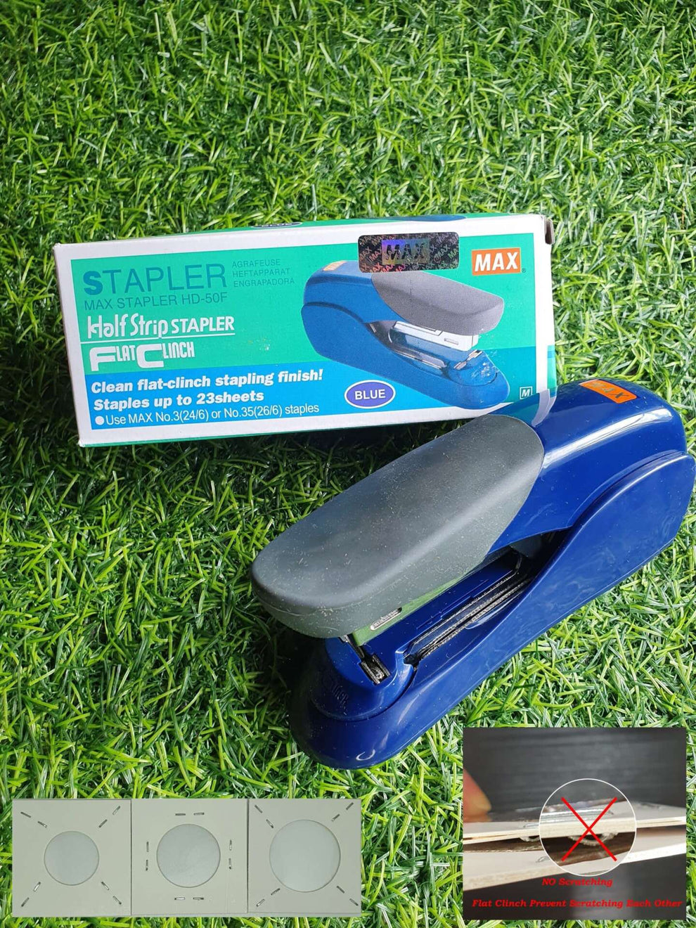 MAX Flat Clinch Stapler HD-50F - Mastercoins