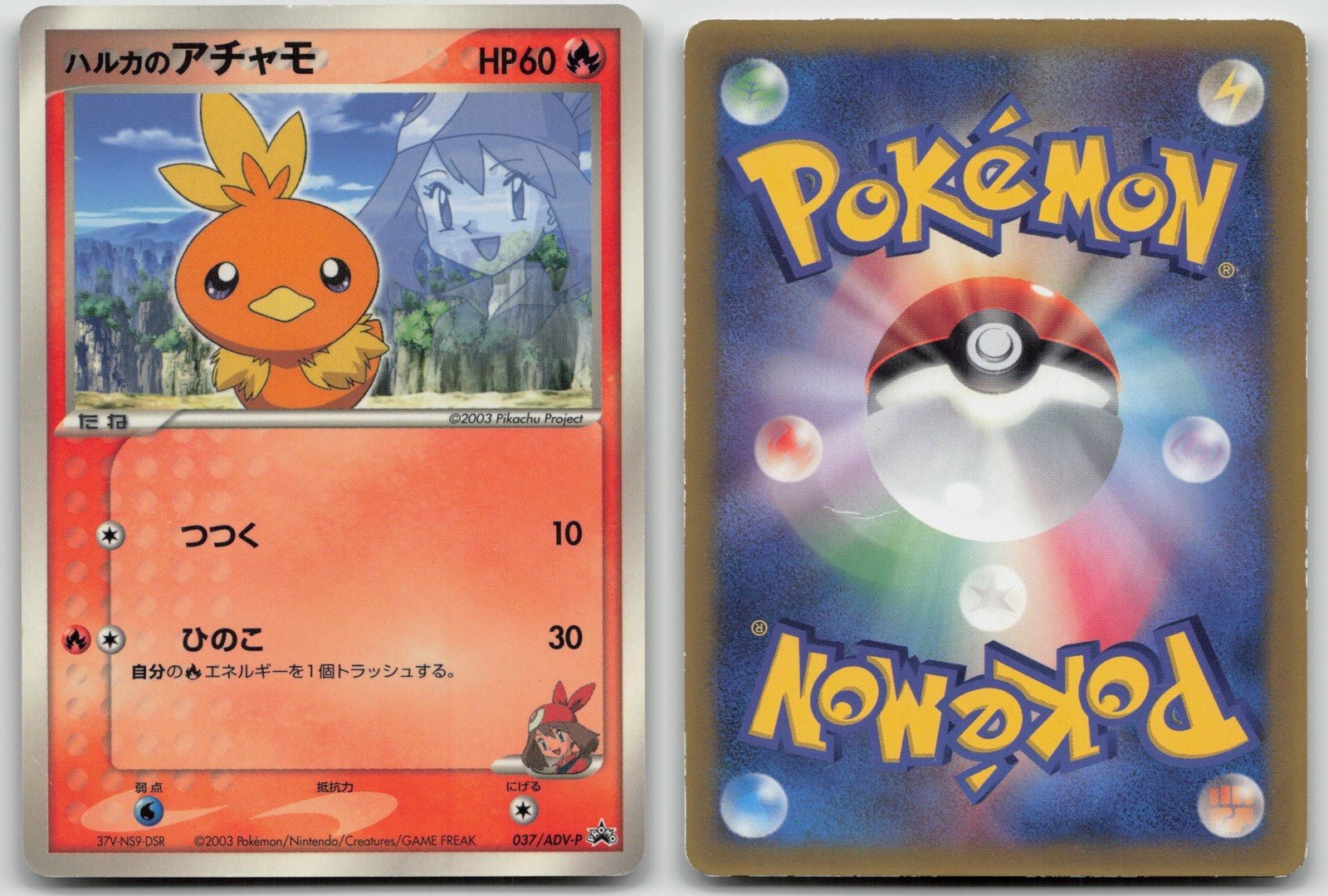 May's Torchic 037/ADV - P Shogakukan Pokemon Japanese HP - Mastercoins