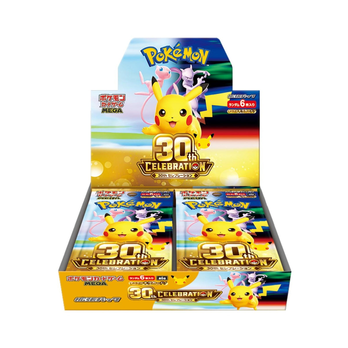 Pokémon TCG MEGA 30th CELEBRATION Booster Box - front