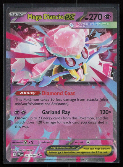 Mega Diancie ex 041/094 Phantasmal Flames Double Rare NM - Mastercoins