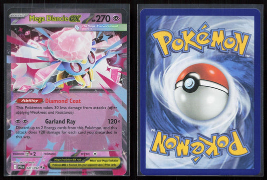 MEGA DIANCIE EX 041/094 PHANTASMAL FLAMES NM - Mastercoins