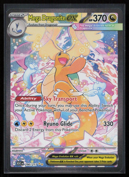 Mega Dragonite ex 290/217 Ascended Heroes Special Illustration Rare NM - Mastercoins