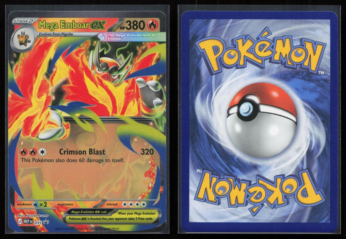 Mega Emboar ex 035 Jumbo Cards Promo NM - Mastercoins