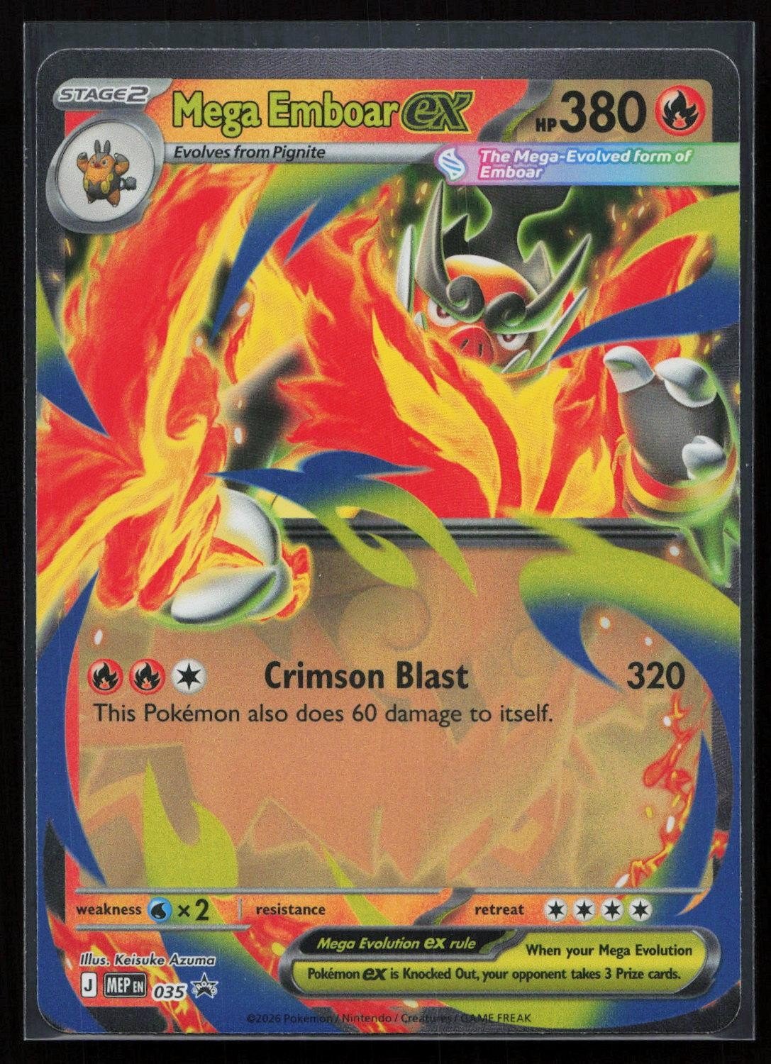 Mega Emboar ex 035 Jumbo Cards Promo NM - Mastercoins