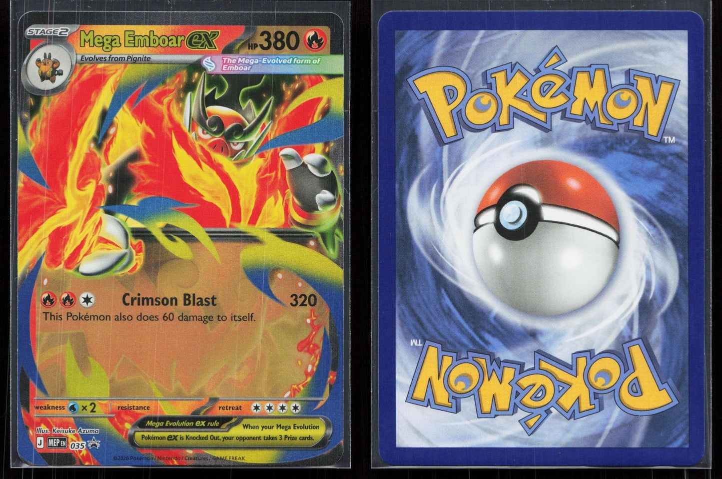 MEGA EMBOAR EX 035 ME: MEGA EVOLUTION PROMO NM - Mastercoins