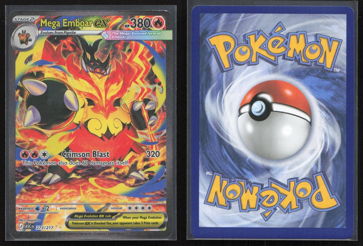 Mega Emboar ex 273/217 Ascended Heroes Special Illustration Rare NM - Mastercoins