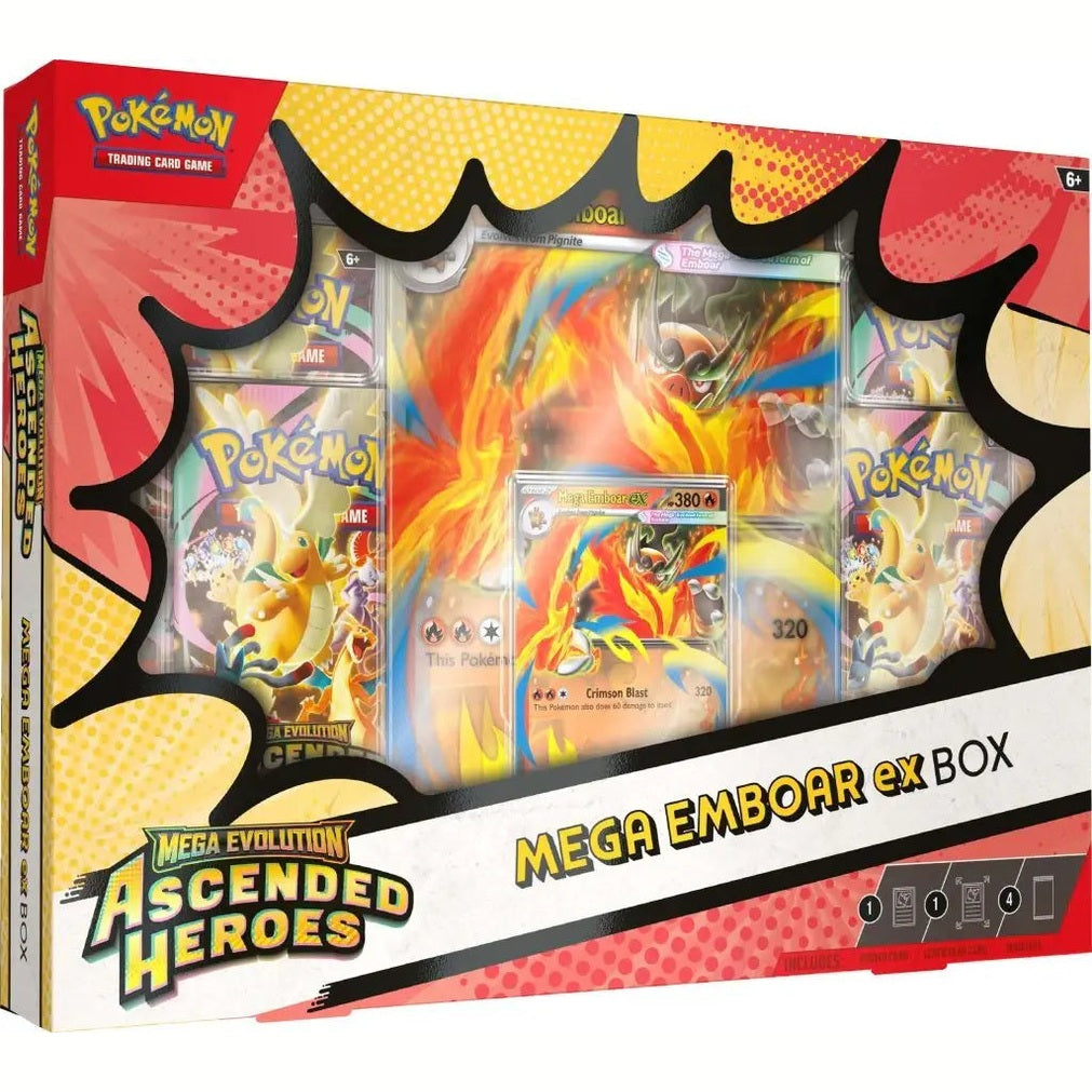 Mega Evolution—Ascended Heroes Mega Meganium, Mega Emboar, Mega Feraligatr ex Box - Mastercoins