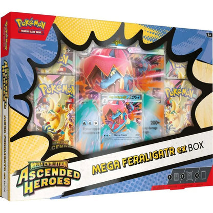Mega Evolution—Ascended Heroes Mega Meganium, Mega Emboar, Mega Feraligatr ex Box - Mastercoins