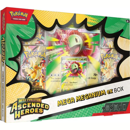 Mega Evolution—Ascended Heroes Mega Meganium, Mega Emboar, Mega Feraligatr ex Box - Mastercoins