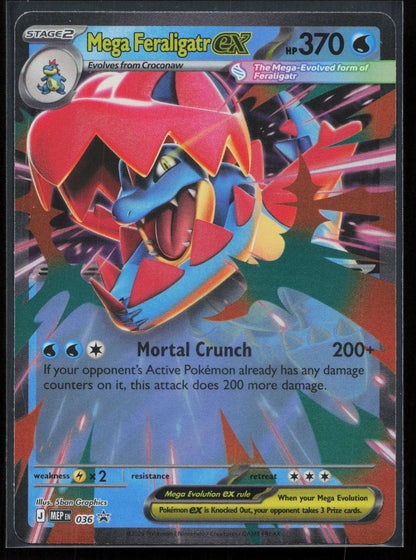Mega Feraligatr ex 036 Jumbo Cards Promo NM - Mastercoins