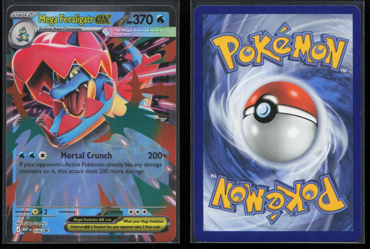 Mega Feraligatr ex 036 Jumbo Cards Promo NM - Mastercoins