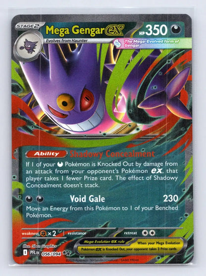 Mega Gengar ex 056/094 Phantasmal Flames Pokemon NM - Mastercoins