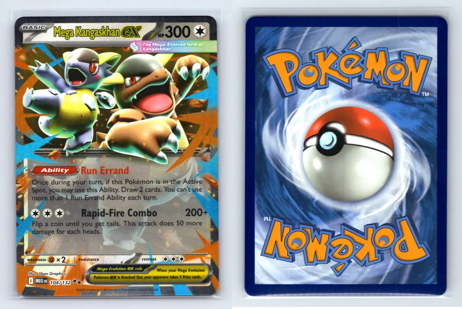 Mega Kangaskhan ex 022/132 Mega Evolution Pokemon Near Mint - Mastercoins