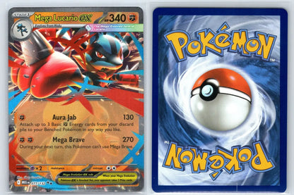 Mega Lucario ex 077/132 Mega Evolution Pokemon NM - Mastercoins