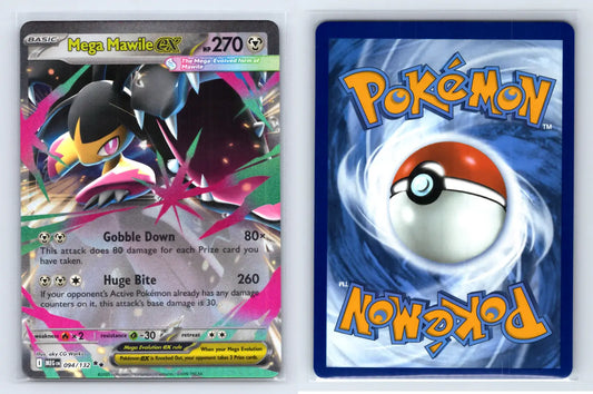 Mega Mawile ex 94/132 Double Rare Mega Evolution Pokemon Near Mint - Mastercoins