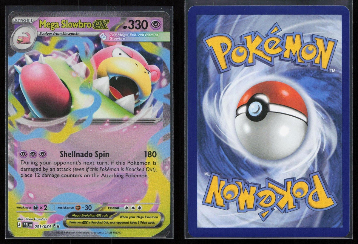 Mega Slowbro ex 031/084 Pitch Black Double Rare NM - Mastercoins
