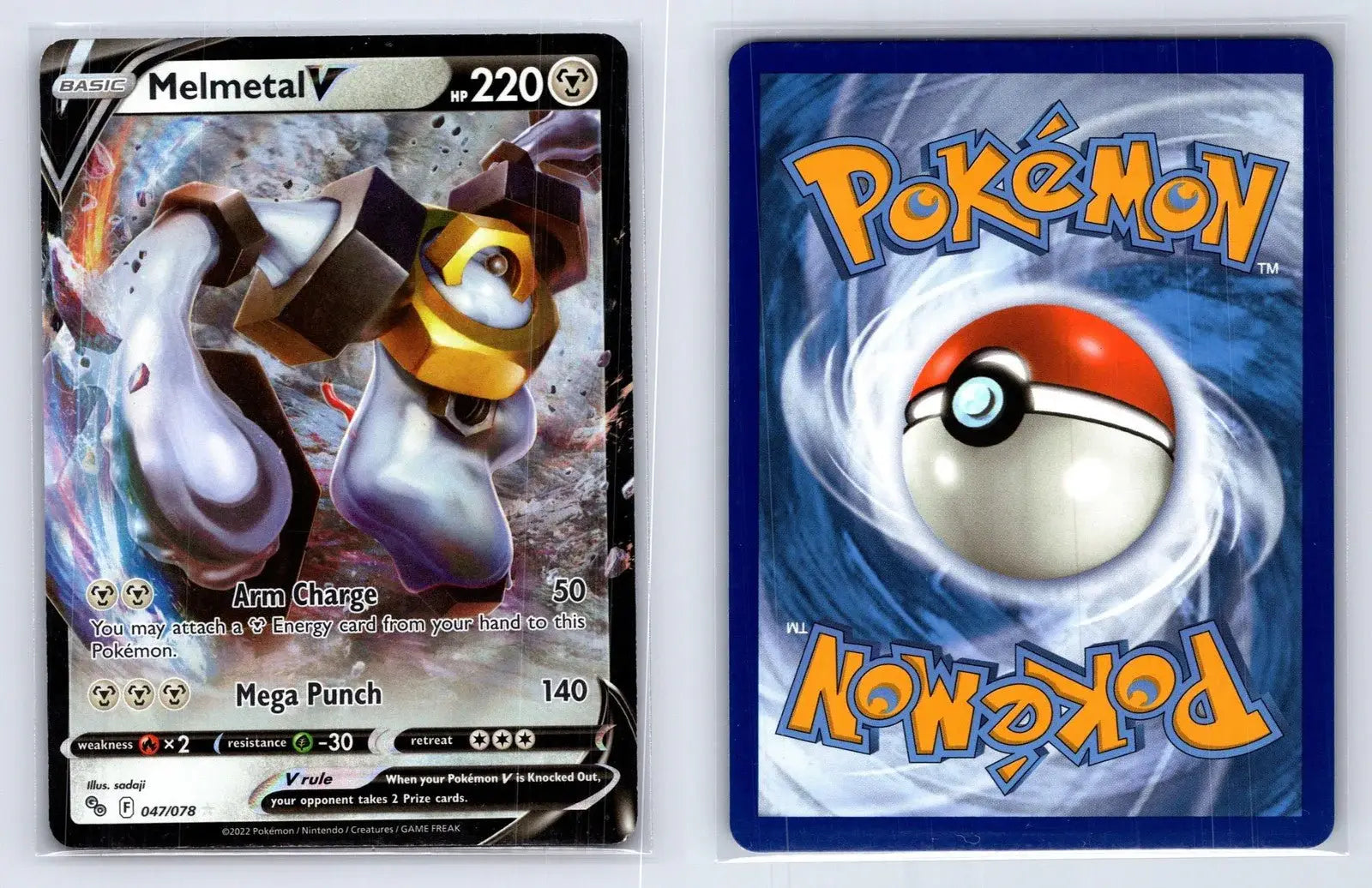 Melmetal V 047/078 Pokemon GO Pokemon NM - Mastercoins