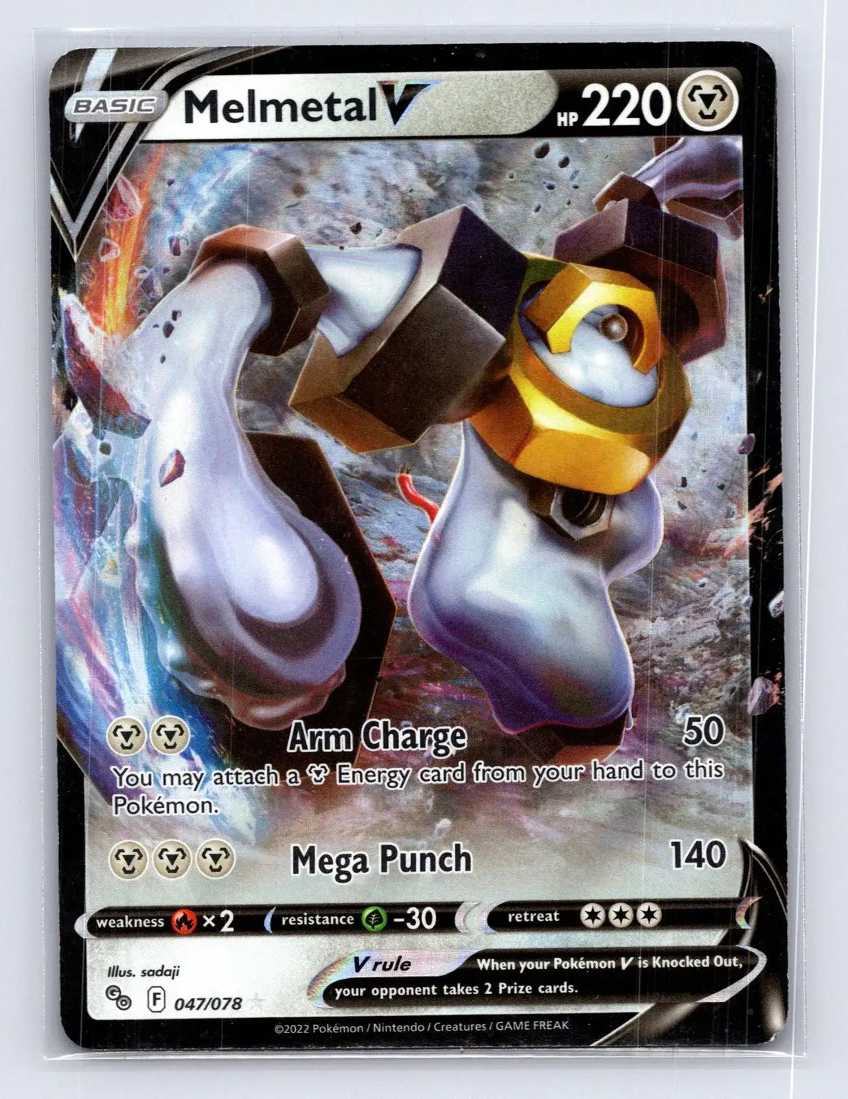 Melmetal V 047/078 Pokemon GO Pokemon NM - Mastercoins