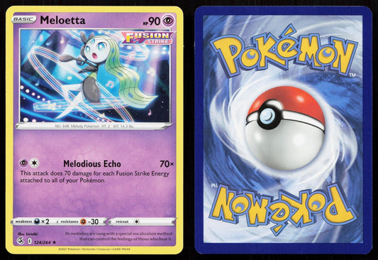 MELOETTA 124/264 FUSION STRIKE NM - Mastercoins