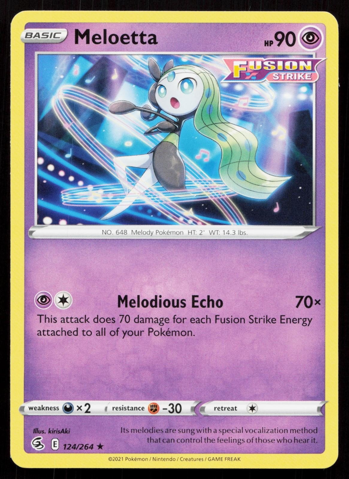 MELOETTA 124/264 FUSION STRIKE NM - Mastercoins