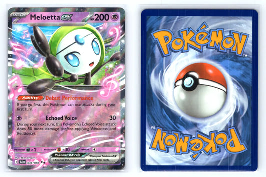 Meloetta ex - 044/086 Black Bolt Ultra Rare - Mastercoins