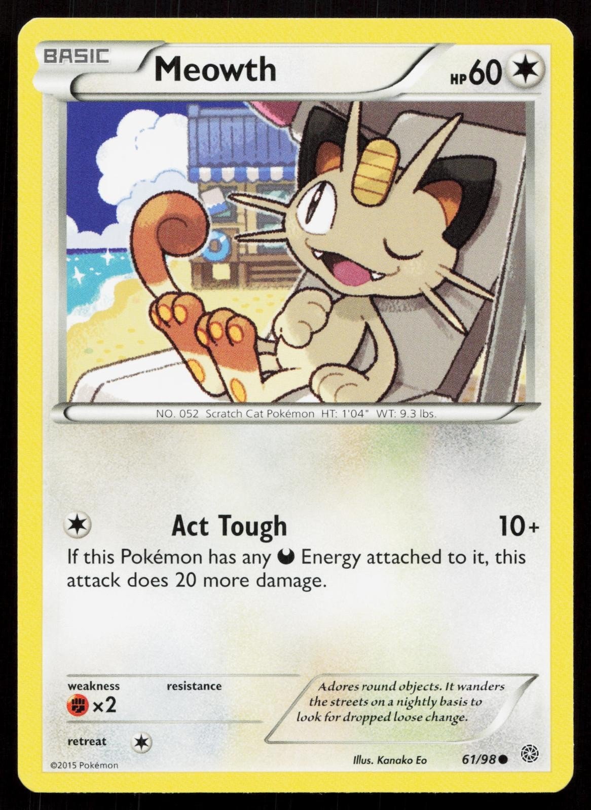 MEOWTH 61/98 ANCIENT ORIGINS NM - Mastercoins
