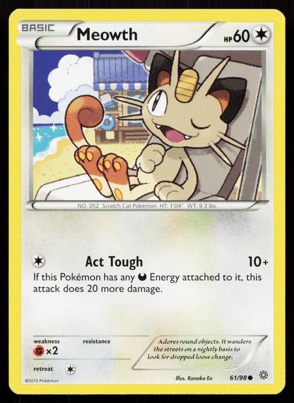MEOWTH 61/98 ANCIENT ORIGINS NM - Mastercoins