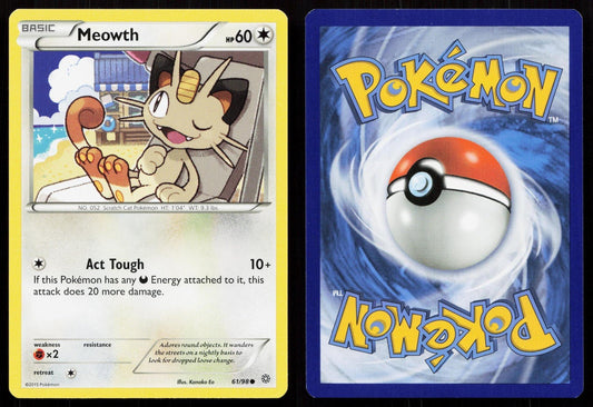 MEOWTH 61/98 ANCIENT ORIGINS NM - Mastercoins