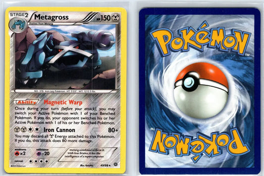 Metagross Reverse Holo 49/98 Ancient Origins Pokemon NM - Mastercoins